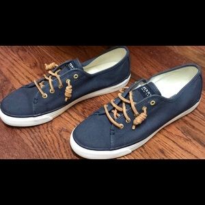 Sperry navy blue sneakers size 10